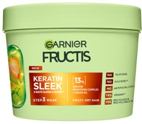 NEW+Garnier+Fructis+Keratin+Sleek+Mask+370mL