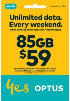 Optus-59-Prepaid-SIM on sale