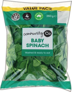 Community+Co+Baby+Spinach+Big+Bag+260g