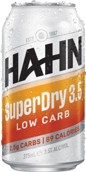 Hahn+SuperDry+3.5+Block+Cans+375mL+30+Can+Block