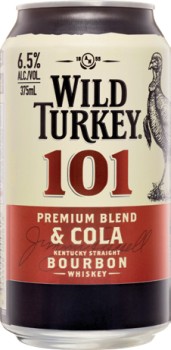 Wild+Turkey+101+6.5%25+Premix+Range+Cans+375mL+6+Pack