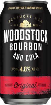 Woodstock-Cola-48-Premix-Cans-375mL-10-Pack on sale