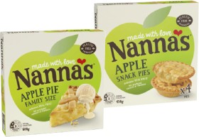 Nannas-Fruit-Snack-Pies-450g-or-Family-Size-Apple-Pie-600g-Selected-Varieties on sale