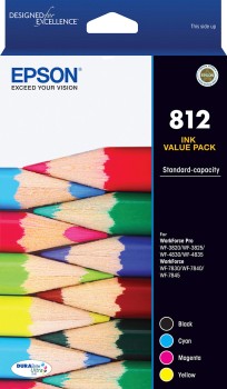 Epson+812+Ink+Value+4+Pack