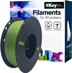 Keytek+Multicolour+PLA+Filament+-+Yellow%2FGreen%23