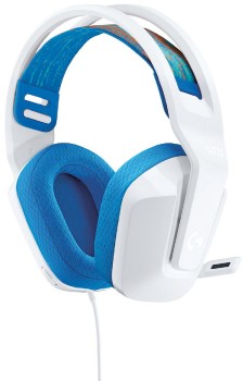 Logitech-G335-Wired-Gaming-Headset-White on sale