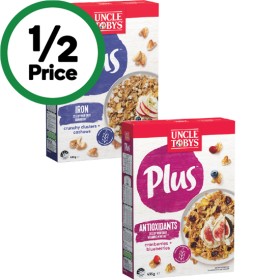 Uncle+Tobys+Plus+Cereal+410-435g