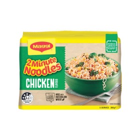 Maggi-2-Minute-Noodles-345-395g-Pk-5 on sale