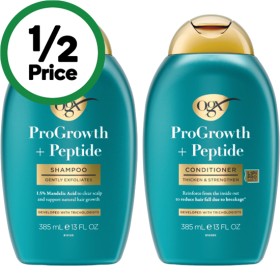 OGX+Pro+Growth+%2B+Peptide+Shampoo+or+Conditioner+385ml