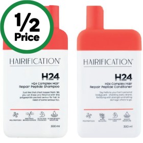 Hairification-H24-Complex-Hair-Repair-Peptide-Shampoo-or-Conditioner-300ml on sale
