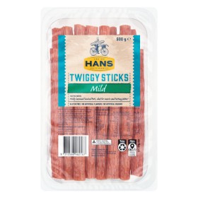 Hans-Mild-Twiggy-Sticks-500g on sale