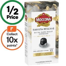 Moccona-Coffee-Capsules-Pk-10 on sale