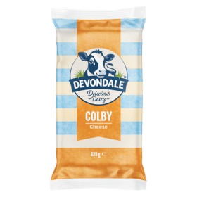 Devondale-Cheese-Block-Varieties-625g on sale
