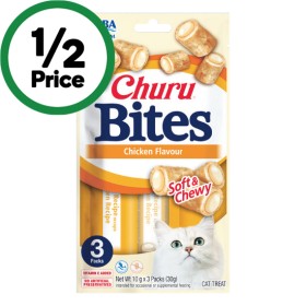 Churu-Bites-Cat-Treats-Pk-3-x-10g on sale