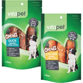 Vitapet+Chewz+Jumbo+Sticks+Dog+Treats+Pk+3