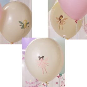Fairy+Themed+Balloons+Pk+12