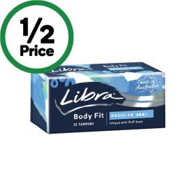 Libra-Regular-or-Super-Tampons-Pk-16 on sale
