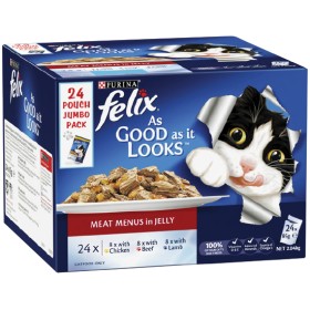 Felix-Wet-Cat-Food-Pk-24-x-85g on sale