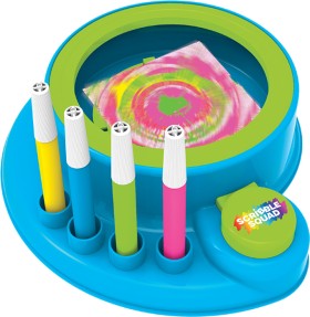 Scribble-Squad-Scribble-Studio-Neon-Glow-Spin-Art-Kit on sale