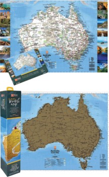 Hema+Australia+Puzzle+and+Scratch+Map