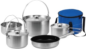 Wanderer+Stainless+Steel+6pc+Pot+Set