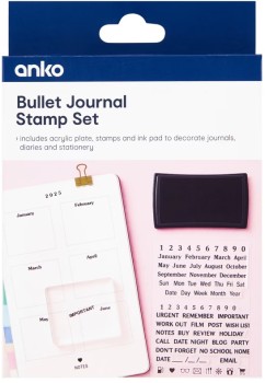 Bullet-Journal-Stamp-Set on sale