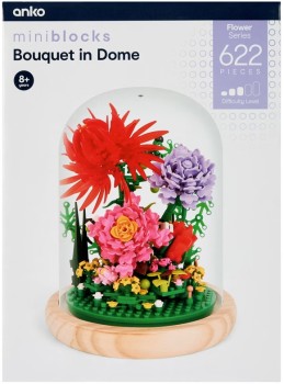 622-Piece-Mini-Blocks-Flower-Series-Bouquet-in-Dome on sale