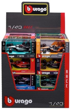 Bburago+1%2F43+Scale+Race+Formula+Vehicle+-+Assorted
