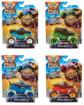 Monster+Jam+Mud+Blasters+Color+Change+Truck+-+Assorted