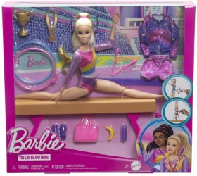 Barbie+Gymnastics+Playset