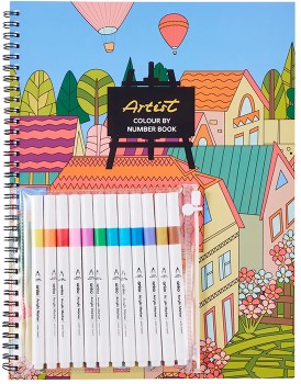 Colour-By-Number-Set-Landscape on sale