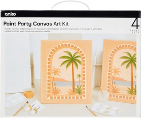 4-Pack-Paint-Party-Canvas-Art-Kit on sale