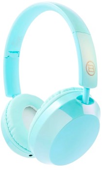 Iridescent+Wireless+Headphones+-+Blue