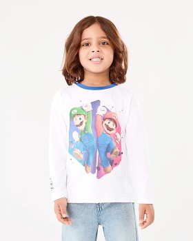 Super+Mario+License+Long+Sleeve+T-Shirt