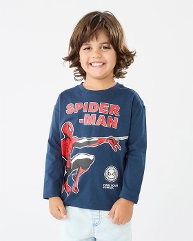 Spider-Man+License+Long+Sleeve+T-Shirt