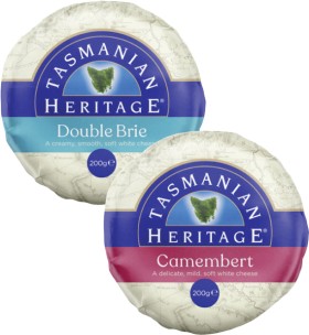 Tasmanian+Heritage+Double+Cream+Brie+or+Camembert+200g