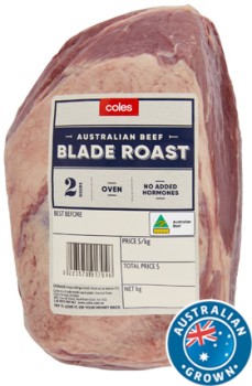 Coles+Australian+No+Added+Hormones+Beef+Blade+Roast