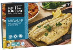 Coles-Kitchen-Barramundi-Fillet-with-Salt-Pepper-Glaze-350g on sale