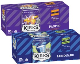 Kirks+Soft+Drink+10x375mL