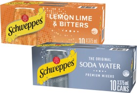 Schweppes+Mixers+10x375mL