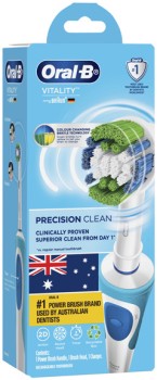 Oral-B-Vitality-Precision-Clean-Electric-Toothbrush-1-Pack on sale