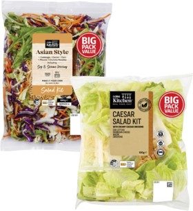 Coles-Kitchen-Caesar-Salad-Kit-Big-Pack-Value-500g-or-Asian-Salad-Kit-Big-Pack-Value-550g on sale