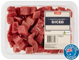 Coles+Australian+No+Added+Hormones+Beef+Diced+500g