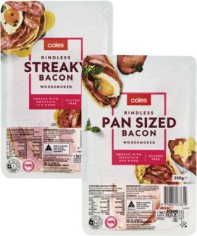 Coles-Bacon-200g on sale