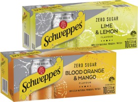 Schweppes-Sparkling-Water-10x375mL on sale