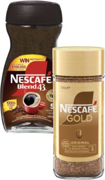 Nescaf-Gold-Instant-Coffee-90g-100g-or-Blend-43-140g-150g on sale