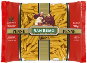 San-Remo-Rigati-Penne-Pasta-500g on sale