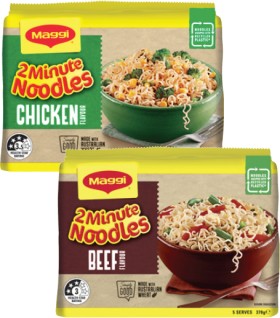 Maggi-2-Minute-Noodles-5-Pack-345g-395g on sale