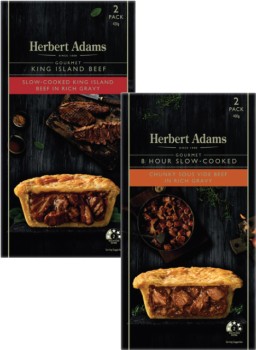 Herbert-Adams-Slow-Cooked-Beef-Pies-2-Pack-400g-420g on sale