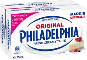 Philadelphia+Cream+Cheese+Block+Twin+Pack+2x250g